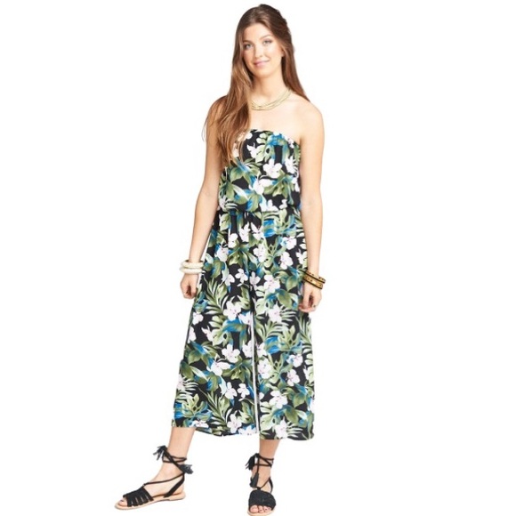 Show Me Your MuMu Pants - NWT SMYM Estelle Jumpsuit in Monet on Vacay Print